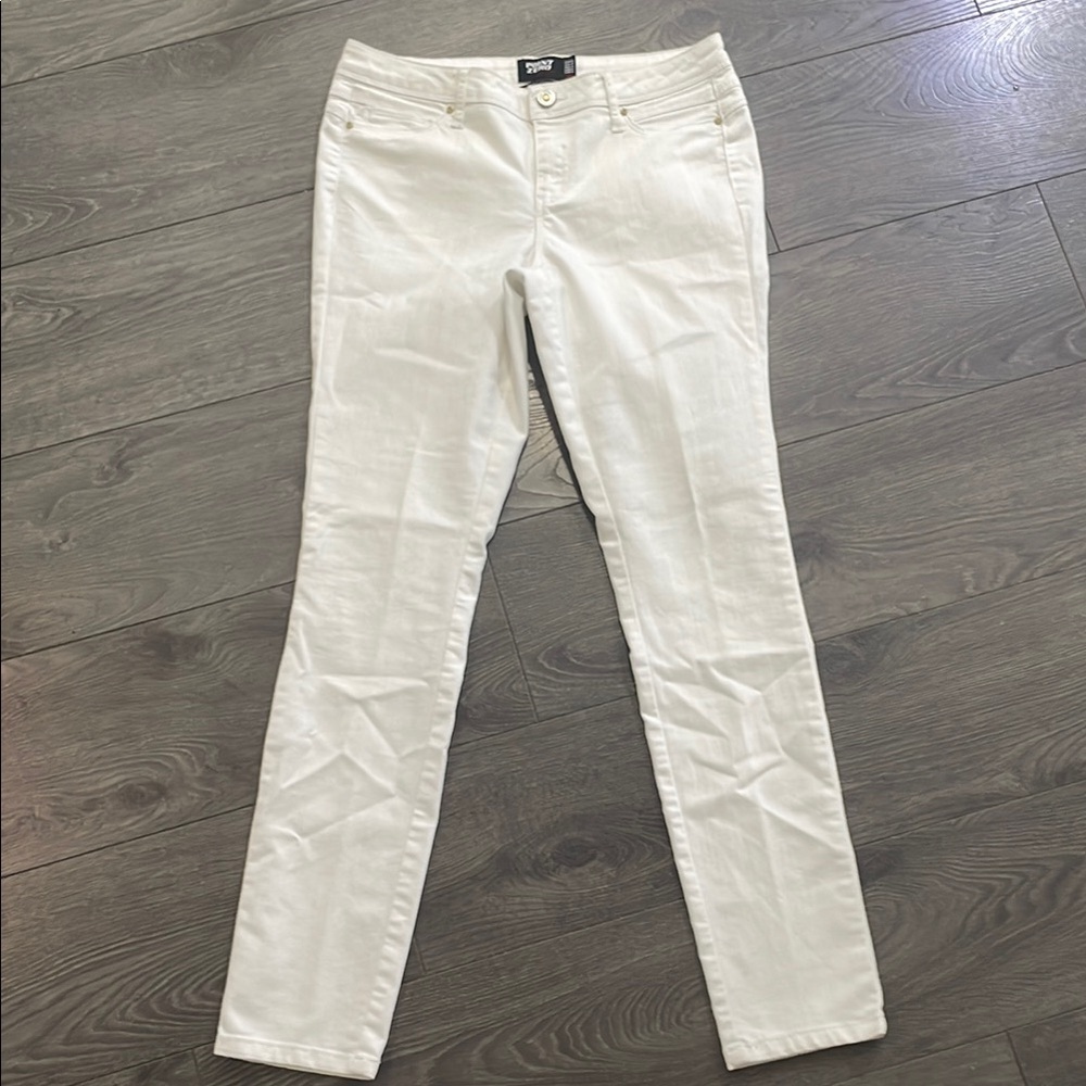 Point Zero White Skinny Jeans